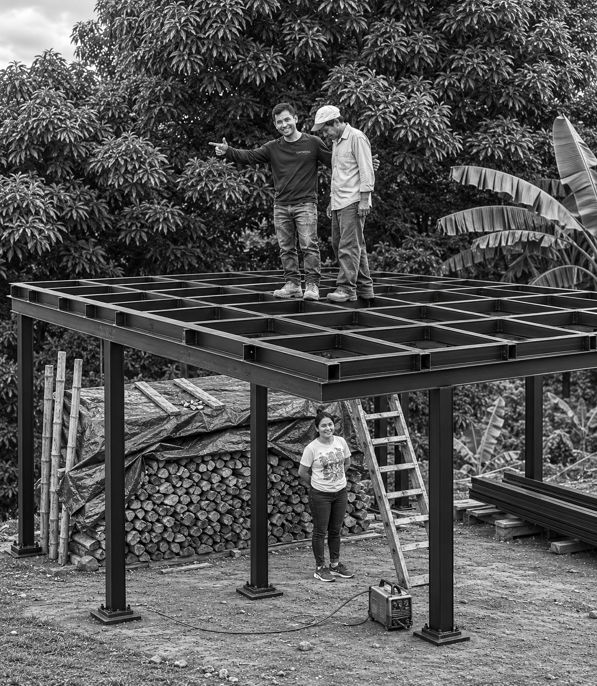 Construyendo el primer taller de Cartagena Furniture